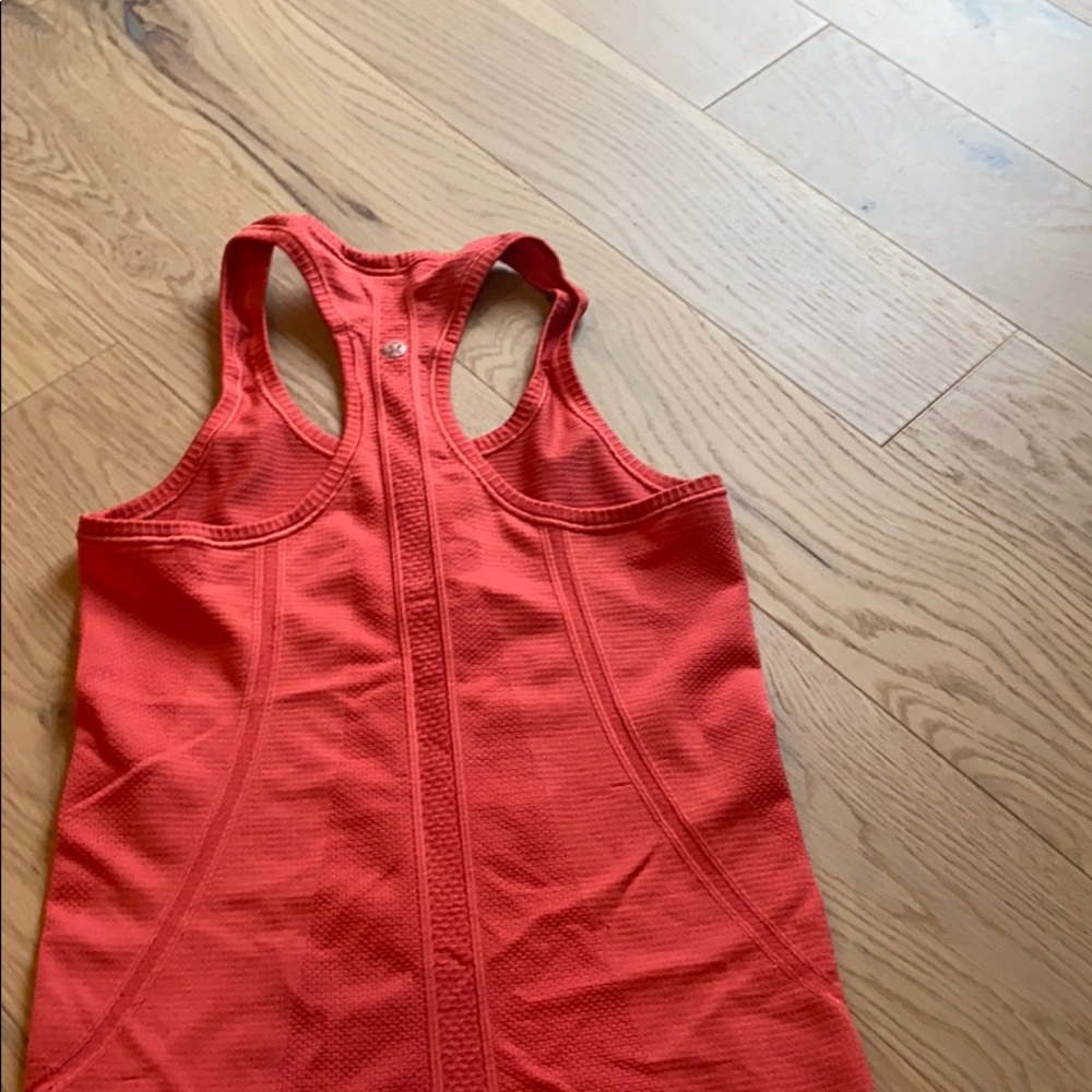 Lululemon swiftly racerback tank red